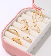 High End 18K PVD Gold Plated Geometric Rings Cute Rings for Women Trendy Stainless Steel Jewelry Wholesale