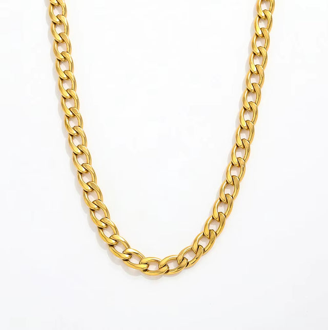Joolim Unisex 18K Gold Necklace Trendy Wholesale Jewelry with Link Chain for Party or Gift