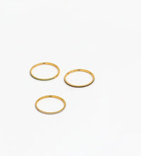 Joolim Jewelry CNC Inlay Dainty Crystal Half Pave Stainless Steel Rings for Women Green Black Clear CZ Rings Fashion Jewelry