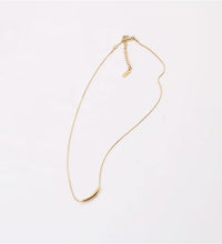 Joolim 18K Gold Plated Minimalist Bar Pendant Necklace Stainless Steel Necklace Tarnish Free Gold Jewelry Wholesale