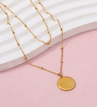 Joolim Jewelry 18K Gold Plated 2 Rows Eye Pendant Necklace Multi Layer Necklace Trendy Jewelry