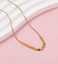 Joolim Jewelry 18K Gold Plated Boxes Pendant Necklace Stainless Steel Fashion Jewelry Wholesale for Women