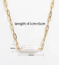 Joolim 18K Gold Plated Irregular Real Natural Freshwater Pearl Stainless Steel Paper Pin Necklace Bracelet Earring Jewelry Set