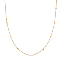 Joolim Jewelry 18K Gold Plated Fresh Water Pearl Dainty Chain Beads Satellite Necklace Stainless Steel Jewelry Wholesale