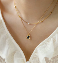 Joolim Jewelry 18K Gold Plated Fresh Water Pearl Dainty Chain Beads Satellite Necklace Stainless Steel Jewelry Wholesale