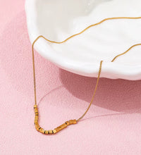 Joolim Jewelry 18K Gold Plated Boxes Pendant Necklace Stainless Steel Fashion Jewelry Wholesale for Women