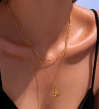 Joolim High End 18K PVD Gold Plated Waterproof Tarnish Free Sun Burst Face Pendant Stainless Steel Necklace