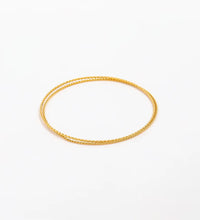 High End PVD 18K Gold Plated Fine Dainty Twist Rope Bangle Bracelet Stainless Steel Jewelry