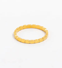 High End 18K Plain Gold Dainty Dot Rings Stainless Steel Trendy Simple Gold Plated Jewelry