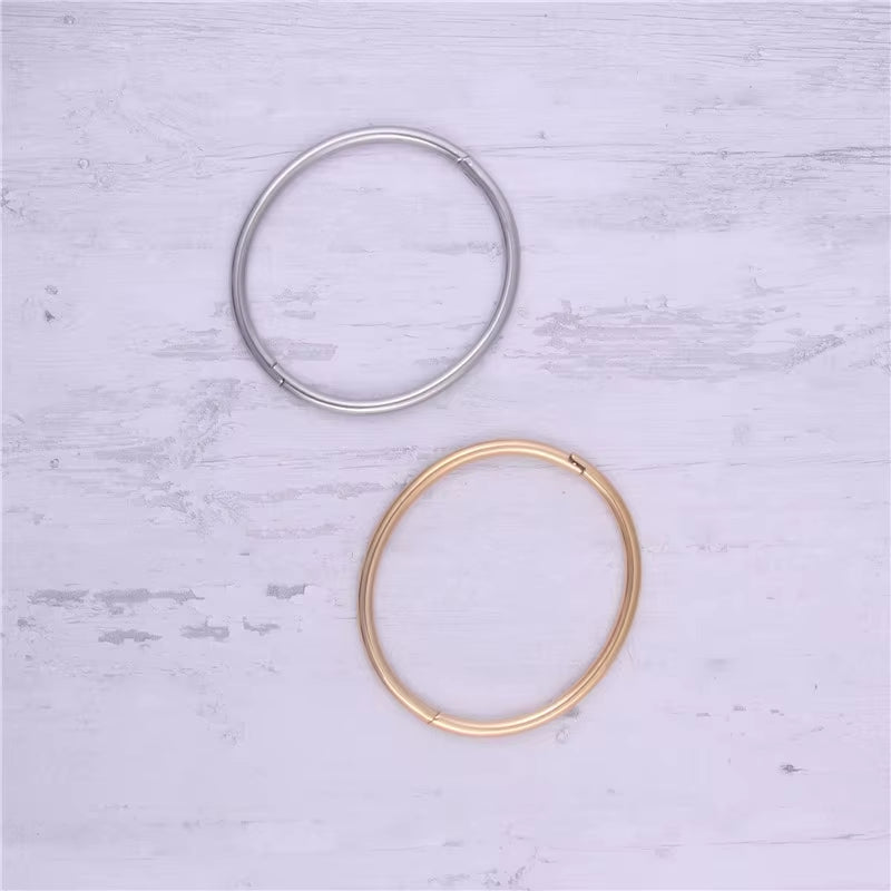 High End Stainless Steel Gold Plated Polishing Bangle Bracelet for Women Fashion Jewelry