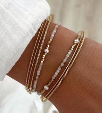 High End PVD 18K Gold Plated Fine Dainty Twist Rope Bangle Bracelet Stainless Steel Jewelry