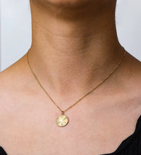 18K Gold Plated round Gear Pendant Necklace Stainless Steel Necklace Wholesale Fast Shipping Jewelry