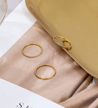 Joolim Jewelry CNC Inlay Dainty Crystal Half Pave Stainless Steel Rings for Women Green Black Clear CZ Rings Fashion Jewelry