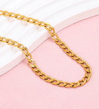 Joolim Unisex 18K Gold Necklace Trendy Wholesale Jewelry with Link Chain for Party or Gift