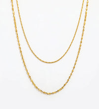 Joolim Jewelry 18K Gold Plated Double-Layer Choker Necklace Stainless Steel Jewelry Wholesale