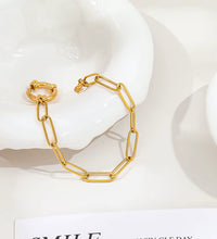High End Gold Plated Fashion Waterproof&No Fade Dainty Small Square Chain Bubble Stainless Steel Bracelet Wholesale Jewelry