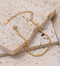 High End Stainless Steel Oval Beads String Bracelet for Women Wholesale Jewelry