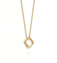 Joolim Jewelry 18K Gold Plated Simple Geometric Pendant Necklace Stainless Steel Necklace