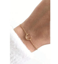 High End Crescent Moon Stainless Steel for Women Wholesale Jewelry 18K Gold Plated Bracelets Geometric