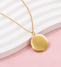Joolim Jewelry 18K Gold Plated Relief Coin Pendant Choker Necklace Stainless Steel Jewelry Wholesale