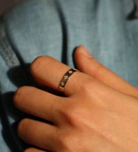 Joolim Jewelry Wholesale 18K Gold Plated Star Zirconia Stainless Steel Ring for Women Dainty Ring