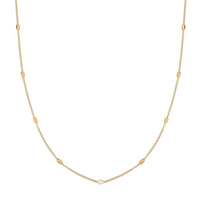 Joolim Jewelry 18K Gold Plated Fresh Water Pearl Dainty Chain Beads Satellite Necklace Stainless Steel Jewelry Wholesale