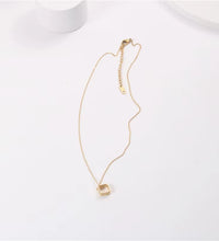 Joolim Jewelry 18K Gold Plated Simple Geometric Pendant Necklace Stainless Steel Necklace