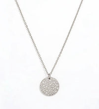 Joolim Hot Sale 18K PVD Gold Plated Waterproof Tarnish Free Hammered round Circle Coib Pendant Stainless Steel Necklace