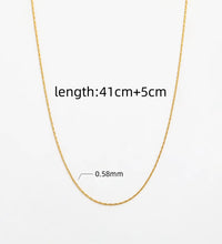 Joolim Gold Plated Very Fine Chain Choker Necklace Jewelry Wholesale Stainless Steel Dainty Necklace Trendy Women'S