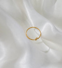 High End PVD 18K Gold Plated Dainty Knot Stainless Steel Rings for Women Trendy Jewelry