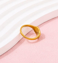 High End Tarnish Free PVD Gold Plated Sunburst Rings Stainless Steel Jewelry