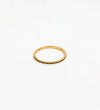 Joolim Jewelry CNC Inlay Dainty Crystal Half Pave Stainless Steel Rings for Women Green Black Clear CZ Rings Fashion Jewelry