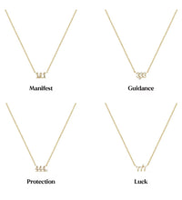 925 Sterling Silver Numbers Zirconia Pendant Necklace Dainty Number 111 444 777 Chain Silver Fashion Gift Jewelry