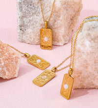 Joolim Jewelry 18K Gold Plated Moon Star Sun Stainless Steel Necklace Design Jewelry Women Necklace Tarnish Free & Waterproof