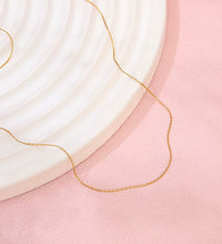 Joolim Gold Plated Very Fine Chain Choker Necklace Jewelry Wholesale Stainless Steel Dainty Necklace Trendy Women'S