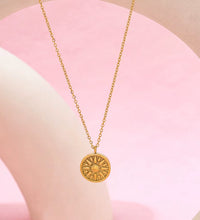 Joolim Jewelry 18K Gold Plated Sun Goddess Necklace Stainless Steel Jewelry Wholesale
