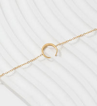 High End Crescent Moon Stainless Steel for Women Wholesale Jewelry 18K Gold Plated Bracelets Geometric