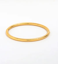 High End Stainless Steel Gold Plated Polishing Bangle Bracelet for Women Fashion Jewelry