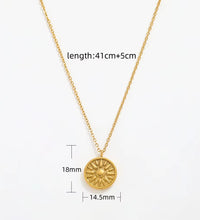 Joolim Jewelry 18K Gold Plated Sun Goddess Necklace Stainless Steel Jewelry Wholesale