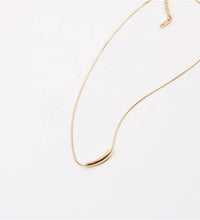 Joolim 18K Gold Plated Minimalist Bar Pendant Necklace Stainless Steel Necklace Tarnish Free Gold Jewelry Wholesale