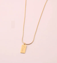 Joolim Jewelry 18K Gold Plated Love Fram Pendant Necklace Stainless Steel Jewelry Wholesale