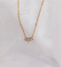 Dainty Tiny 18K PVD Gold Plated Tarnish Free & Waterproof 5 Cubic Zirconia Pave Stainless Steel Earring Fashion Jewelry