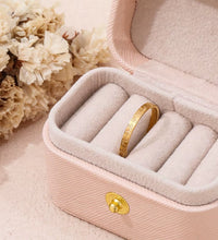 Joolim Jewelry Wholesale 18K Gold Plated Sun Burst Narrow Band Stainless Steel Ring for Women Statement Ring