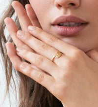 High End 18K PVD Gold Plated Geometric Rings Cute Rings for Women Trendy Stainless Steel Jewelry Wholesale