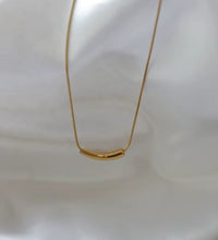 Joolim 18K Gold Plated Minimalist Bar Pendant Necklace Stainless Steel Necklace Tarnish Free Gold Jewelry Wholesale