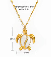 Joolim Jewelry 18K Gold Plated Starfish Sea Snail Turtle Enamel Pendant Necklace Trendy Tarnish Free Gift