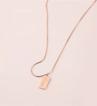 Joolim Jewelry 18K Gold Plated Love Fram Pendant Necklace Stainless Steel Jewelry Wholesale