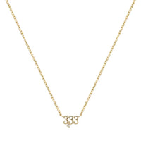 925 Sterling Silver Numbers Zirconia Pendant Necklace Dainty Number 111 444 777 Chain Silver Fashion Gift Jewelry