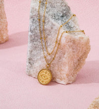 Joolim Jewelry 18K Gold Plated 2 Rows Eye Pendant Necklace Multi Layer Necklace Trendy Jewelry