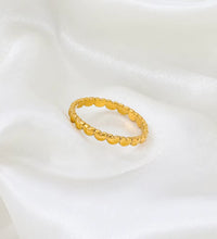 Joolim Jewelry Wholesale 18K Gold Plated Closer Heart Stainless Steel Ring for Women Fashion Jewelry